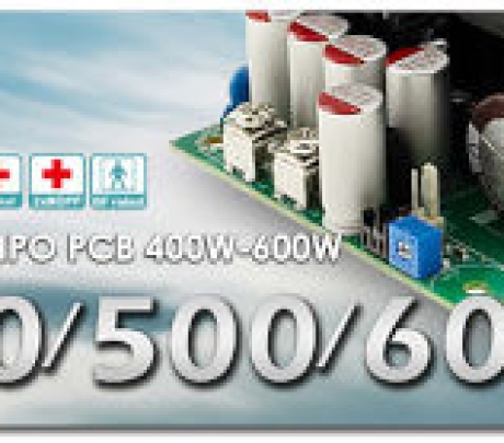 Fuentes de alimentación tipo PCB con perfil ultra-bajo de 400W/500W/600W